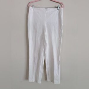 Talbots Heritage White Ankle Pants Women’s size 10